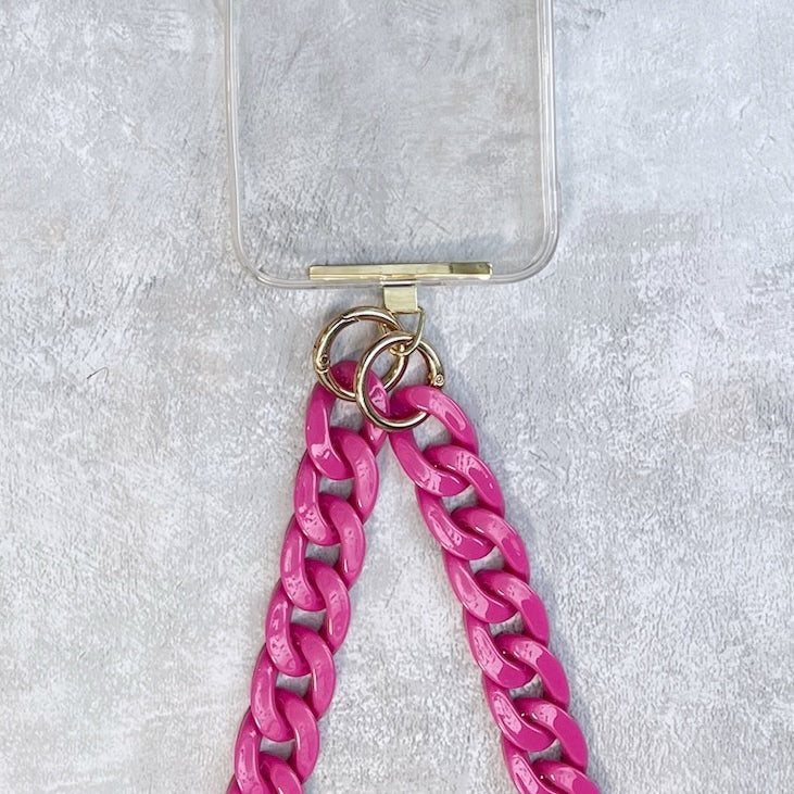 Works with most phone cases —no need to replace yours

Our phone strap gives hands-free convenience, perfect for busy lifestyles

Available in countless colours and designs to personalise your look

Our phone strap is made with love in the UK

Phone strap
Phone chain
Phone lanyard
Phone charm
Phone accessory