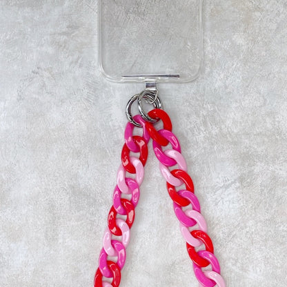 Phone lanyard
Phone charm
Phone accessory
Works with most phone cases —no need to replace yours
Our phone strap gives hands-free convenience, perfect for busy lifestyles
Available in countless colours and designs to personalise your look
Our phone strap is made with love in the UK 